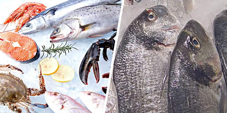 Ozono en el glaseado de pescado